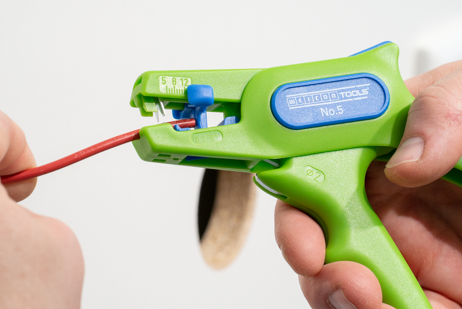 Striptang No.5 Green Line | Automatische triptang voor alle gangbare flexibele en massieve draden (0,2 – 6,0 mm²)
