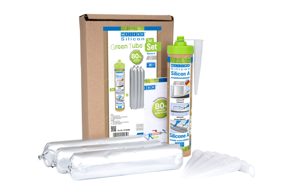 Siliconen A | acetaat-crosslinking en schimmelwerende afdichtingskit