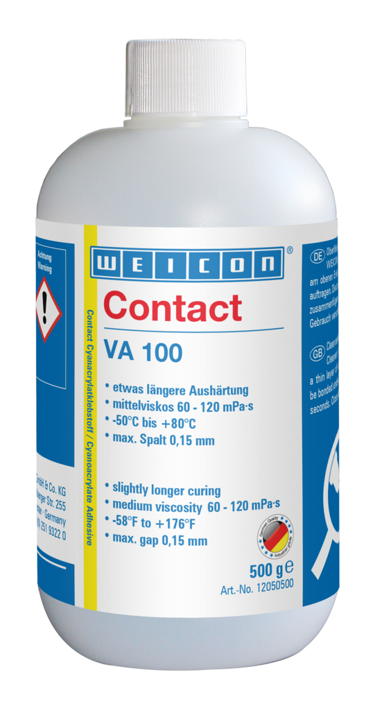 VA 100 Cyanoacrylaatlijm | Superlijm voor metaal, kunststof en rubber VA 100 Cyanoacrylaatlijm | Superlijm voor metaal, kunststof en rubber
