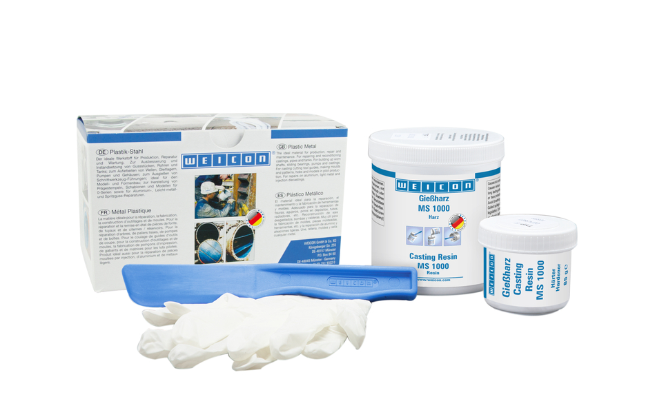 WEICON Giethars MS 1000 | Epoxyharssysteem voor lijmen, lamineren en oppotten