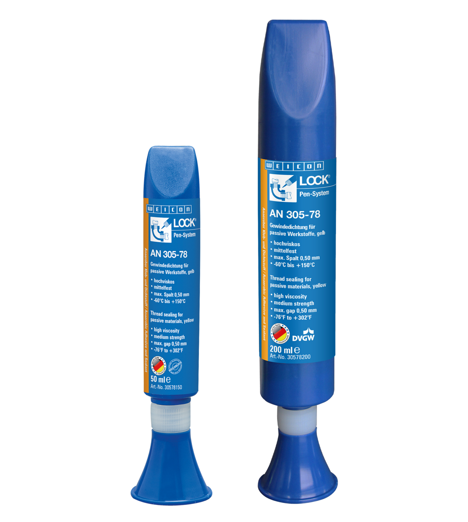 WEICONLOCK® AN 305-78 | voor passieve materialen, gemiddelde sterkte, met drinkwatergoedkeuring