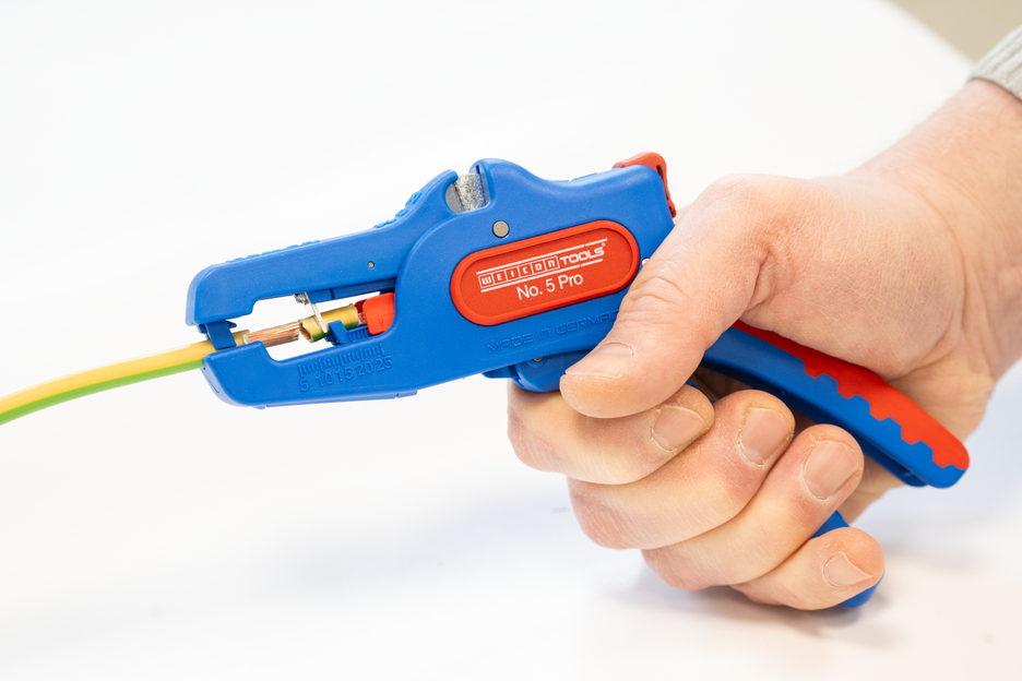 Afstriptang No. 5 Pro | voor alle gangbare flexibele en massieve geleiders | werkgebied 0,2 - 16,0 mm²