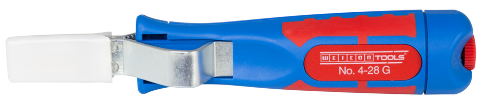 Kabelmes No. 4-28 G | met 2-componenten handgreep incl. recht mes en beschermkap | werkgebied 4 - 28 mm Ø