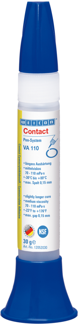 VA 110 Cyanoacrylaatlijm | Superlijm voor de voedsel- en drinkwatersector VA 110 Cyanoacrylaatlijm | Superlijm voor de voedsel- en drinkwatersector