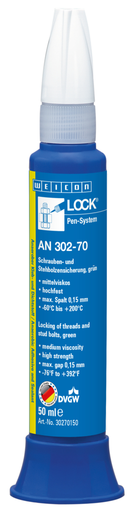 WEICONLOCK® AN 302-70 | Hoge sterkte, gemiddelde viscositeit, met drinkwatergoedkeuring