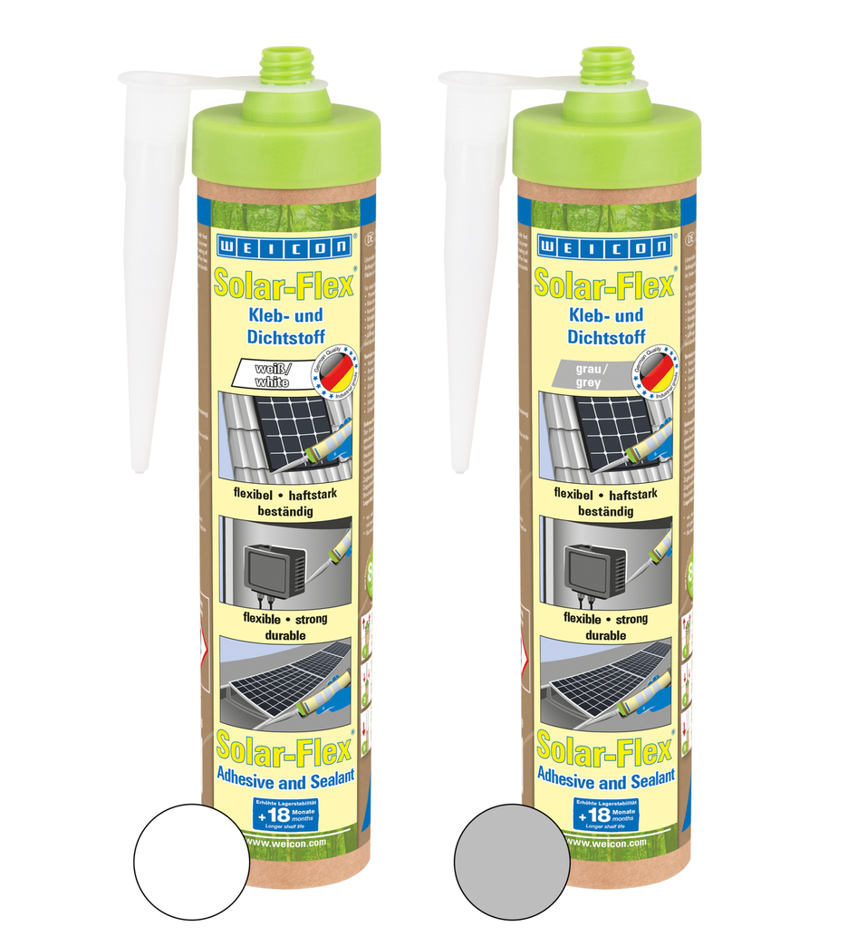 Solar-Flex® | Weerbestendige MS lijm en afdichtmiddel op polymeerbasis voor zonne-energietoepassingen