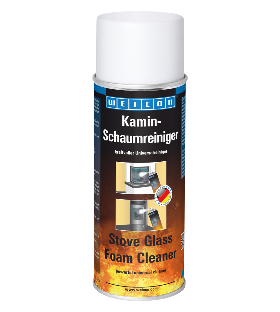 Stove Glass Foam Cleaner | Verwijdert roet, stof en as Stove Glass Foam Cleaner | Verwijdert roet, stof en as
