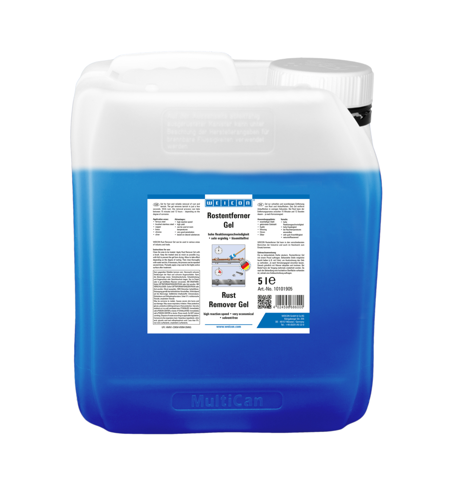 WEICON Roestverwijderaar gel | Snelle en betrouwbare verwijdering van roest en gloeikleuren