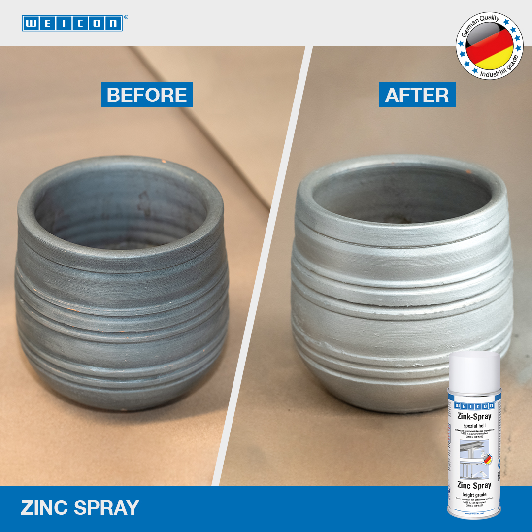 Zink-Spray | Kathodische corrosiebescherming met goedkeuring voor de voedingssector