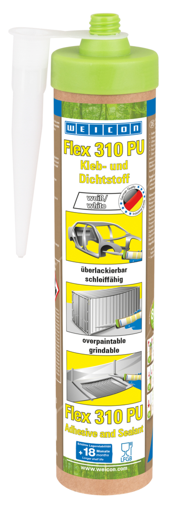 Flex 310 PU | Blijvend elastische lijm en afdichtmiddel op polyurethaanbasis