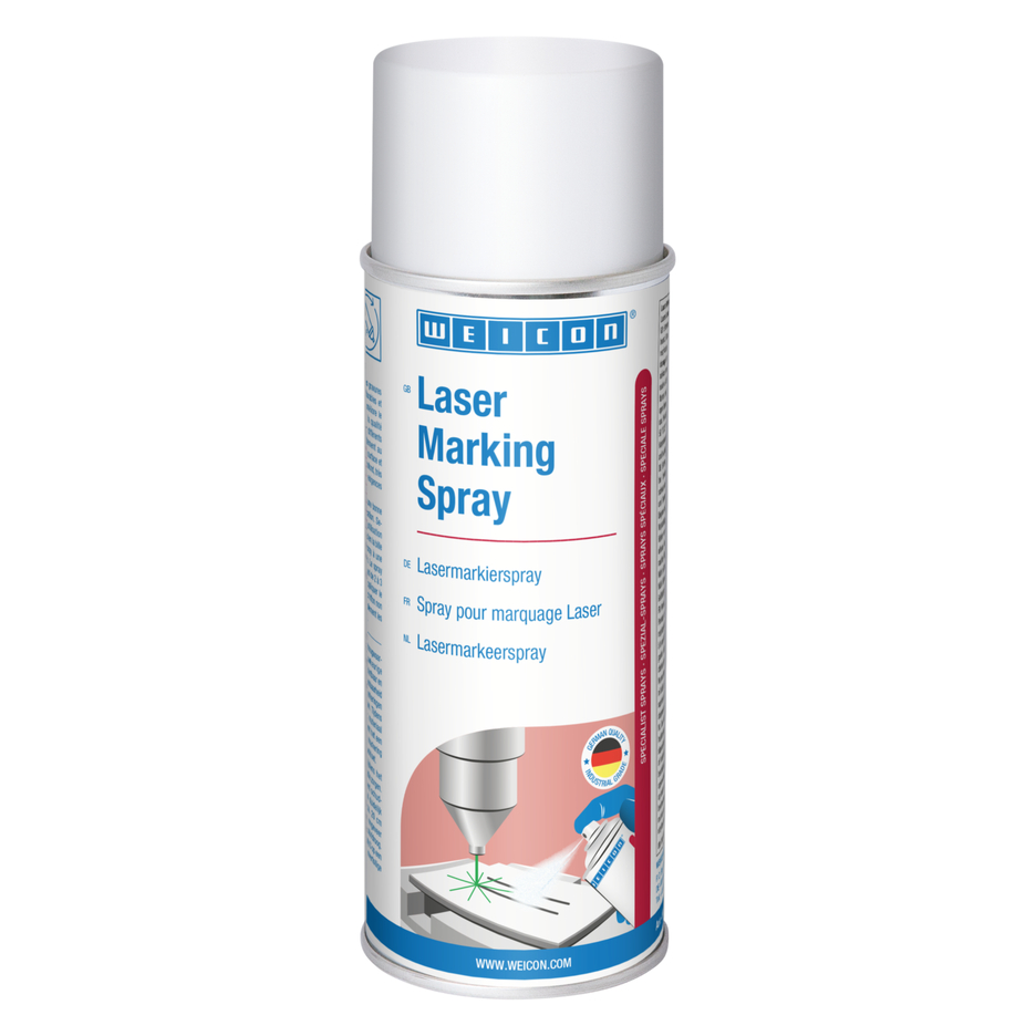 Lasermarkeerspray | Speciale spray om het contrast van lasergravures te verhogen