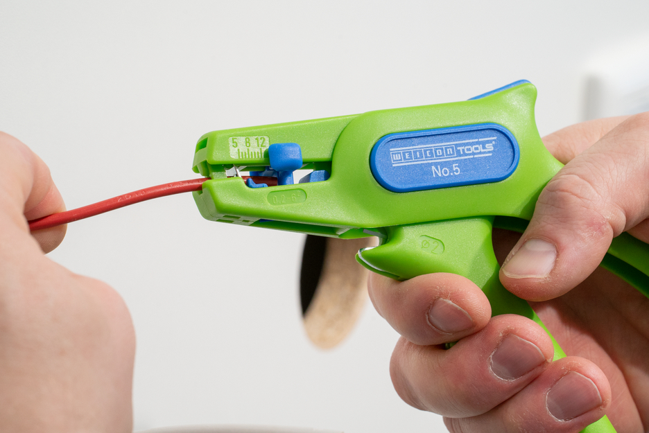 Striptang No.5 Green Line | Automatische triptang voor alle gangbare flexibele en massieve draden (0,2 – 6,0 mm²)