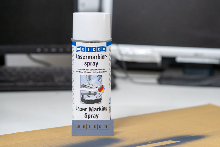 WEICON Lasermarkeerspray | Speciale spray om het contrast van lasergravures te verhogen