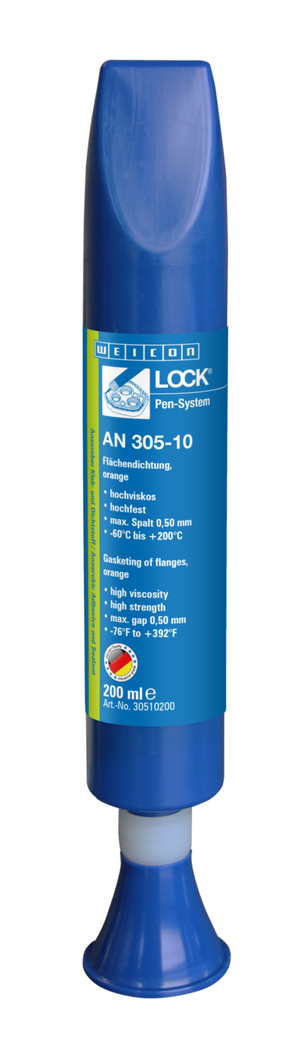 WEICONLOCK® AN 305-10 | Voor het afdichten van flenzen, hoge sterkte, hoge viscositeit, BAM getest