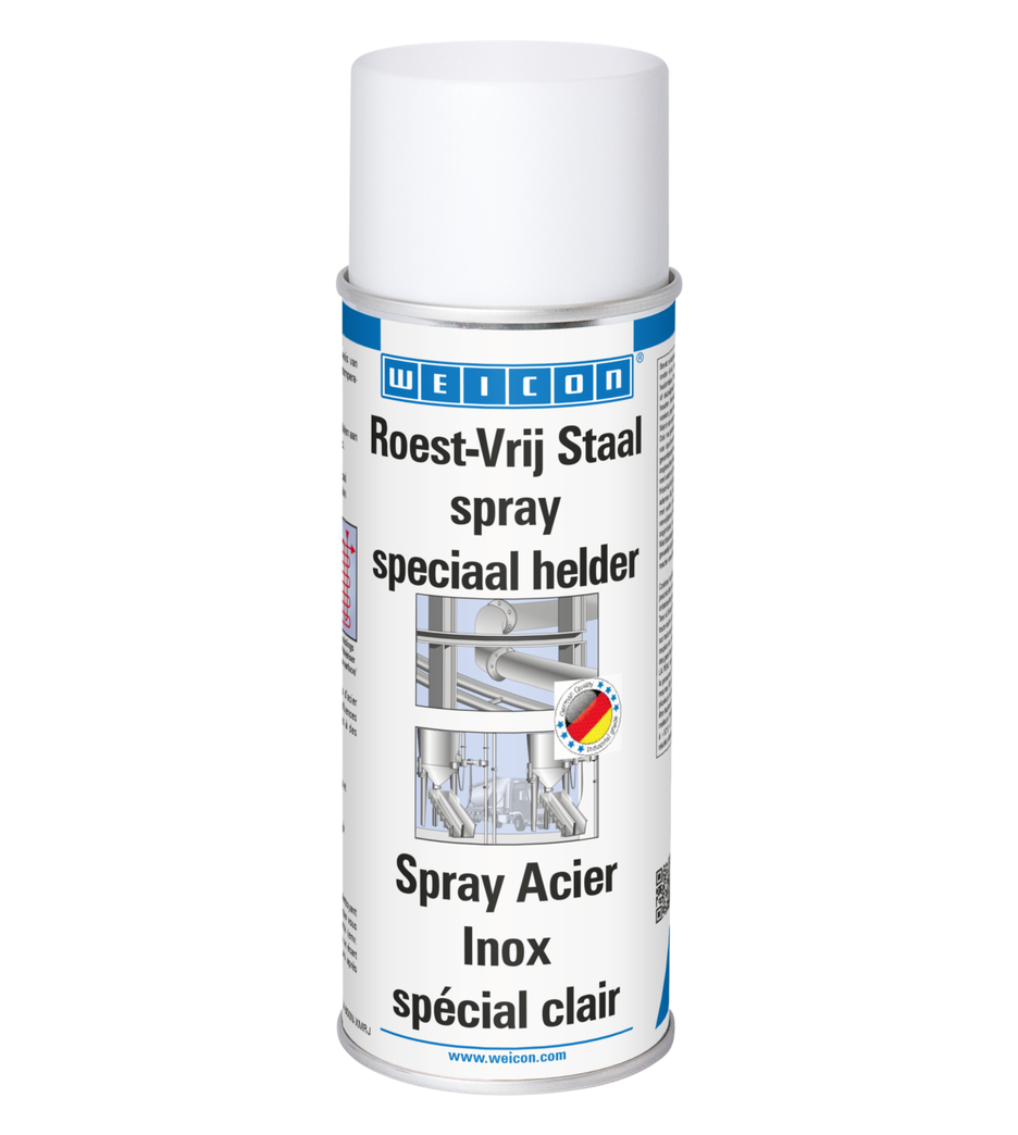 Roestvrij-Staal Spray speciaal helder | Corrosie- en weerbestendige oppervlaktecoating Roestvrij-Staal Spray speciaal helder | Corrosie- en weerbestendige oppervlaktecoating