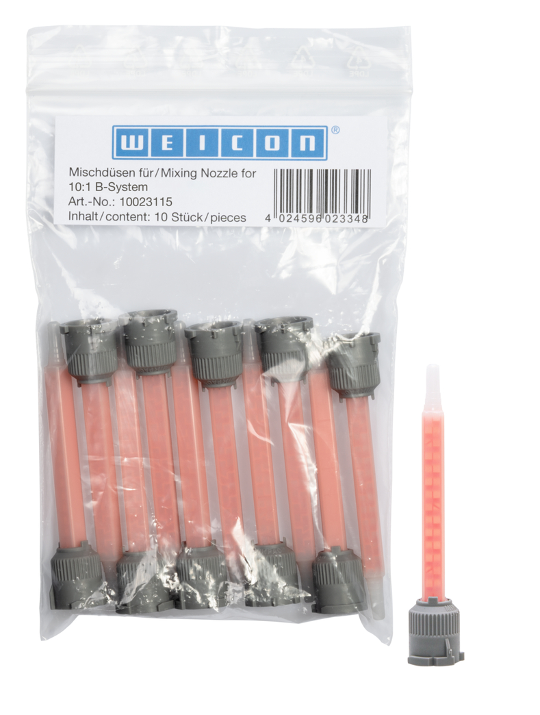 Mixing Nozzle 10:1 B | Geschikt voor PE-PP 45, 45ml en VA 2407, 50g