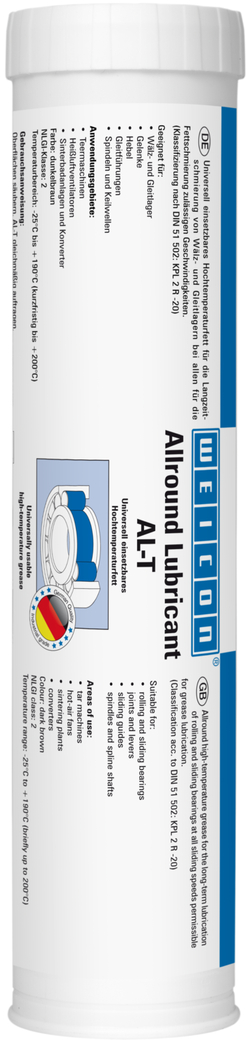 AL-T | Hoge temperatuur vet 190°C