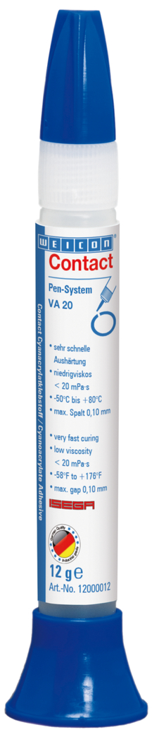 VA 20 Cyanoacrylaatlijm | Superlijmen voor de voedingssector, kunststoffen en rubber
