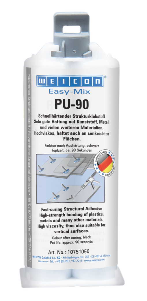 Easy-Mix PU-90 | Polyurethaanlijm, hoge sterkte, verwerkingstijd ca. 90 seconden