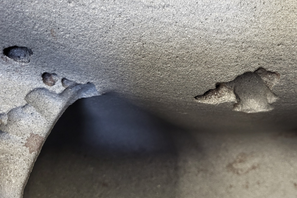 metal, rust, hole, corrosion, damaged