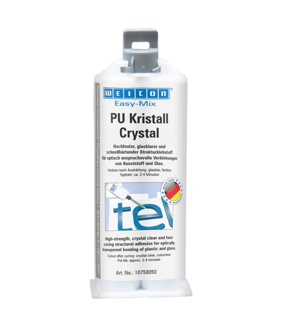 Easy-Mix PU Kristal | Polyurethaanlijm, glashelder