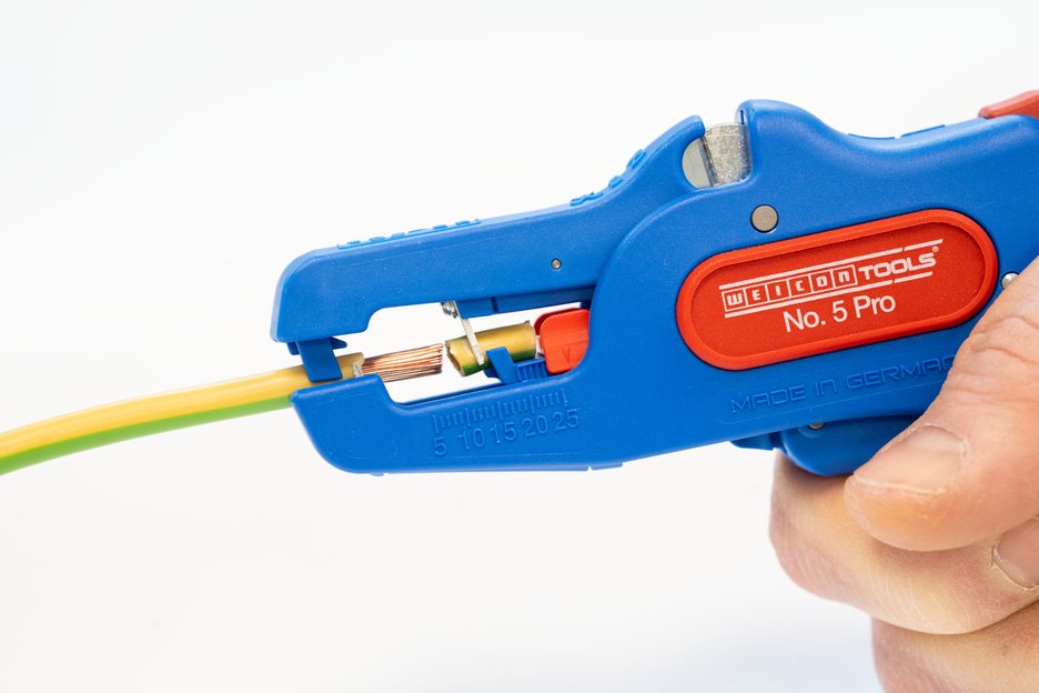 Afstriptang No. 5 Pro | voor alle gangbare flexibele en massieve geleiders | werkgebied 0,2 - 16,0 mm²