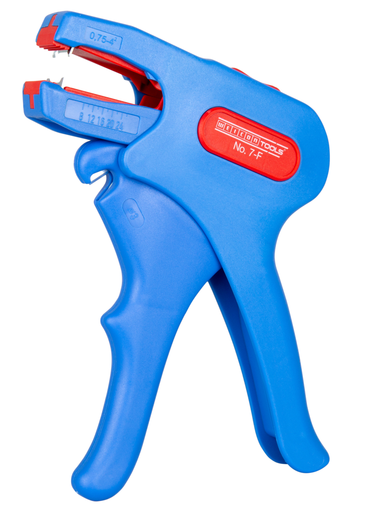 Striptang No. 7-F | voor het strippen en afstrippen van gewone platte kabels | werkgebied 0,75 - 4,0 mm² Striptang No. 7-F | voor het strippen en afstrippen van gewone platte kabels | werkgebied 0,75 - 4,0 mm²