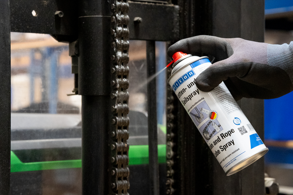 Ketting- en Kabelspray | transparant klevend smeermiddel