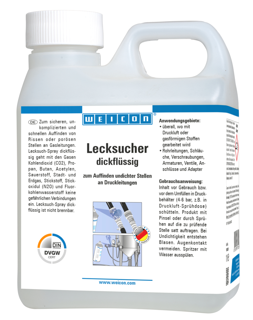 Lekzoeker viscoos | voor het opsporen van scheuren in drukleidingen