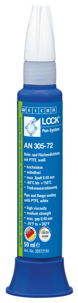 WEICONLOCK® AN 305-72 | met PTFE, gemiddelde sterkte, met drinkwatergoedkeuring