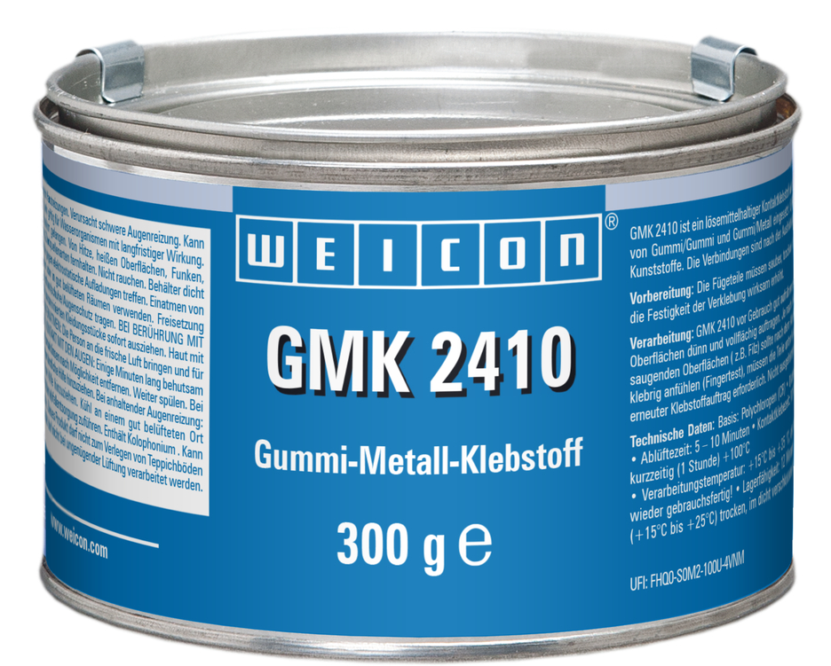 GMK 2410 | Sterke en snel uithardende 1-componenten rubber-op-metaallijm GMK 2410 | Sterke en snel uithardende 1-componenten rubber-op-metaallijm