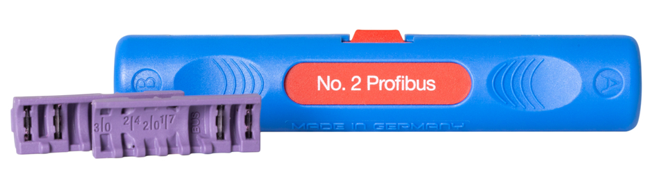 Profibus Stripper No. 2 | Ontmantelingsgereedschap voor bijvoorbeeld afgeschermde Profibus-datakabels Profibus Stripper No. 2 | Ontmantelingsgereedschap voor bijvoorbeeld afgeschermde Profibus-datakabels