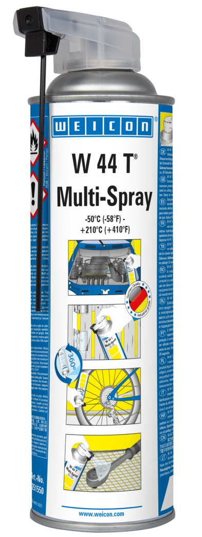 W 44 T® Multi-Spray | Smerende en multifunctionele olie met 5-voudig effect W 44 T® Multi-Spray | Smerende en multifunctionele olie met 5-voudig effect