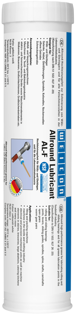 AL-F Hoogwaardig vet | Voedselveilig universeel vet AL-F Hoogwaardig vet | Voedselveilig universeel vet