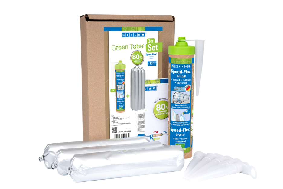 Speed-Flex® Kristal | Lijm en afdichtmiddel voor glasheldere verlijming op MS-polymeerbasis