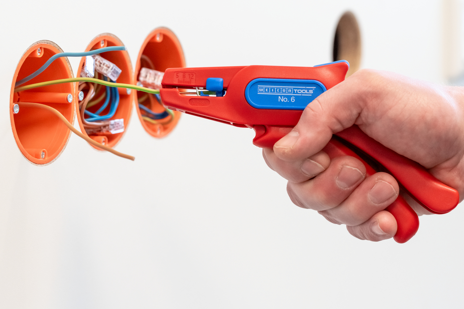 Striptang No. 6 | voor werken onder spanning tot 1.000 volt | werkgebied 0,2 - 6,0 mm²