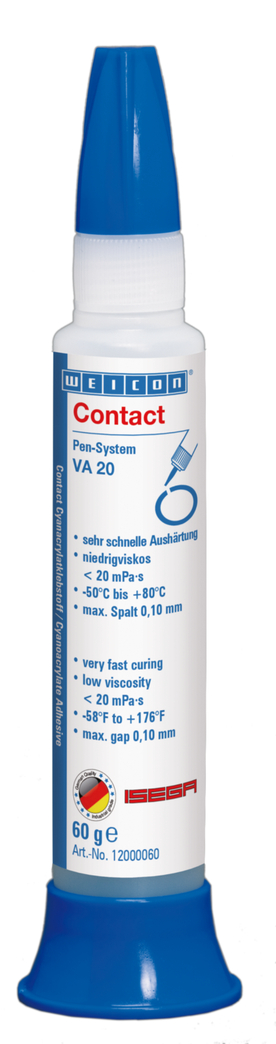 VA 20 Cyanoacrylaatlijm | Superlijmen voor de voedingssector, kunststoffen en rubber