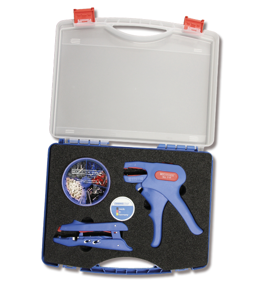 Profi-Crimp Set | voor strippen en krimpen incl. adereindhulzen Profi-Crimp Set | voor strippen en krimpen incl. adereindhulzen