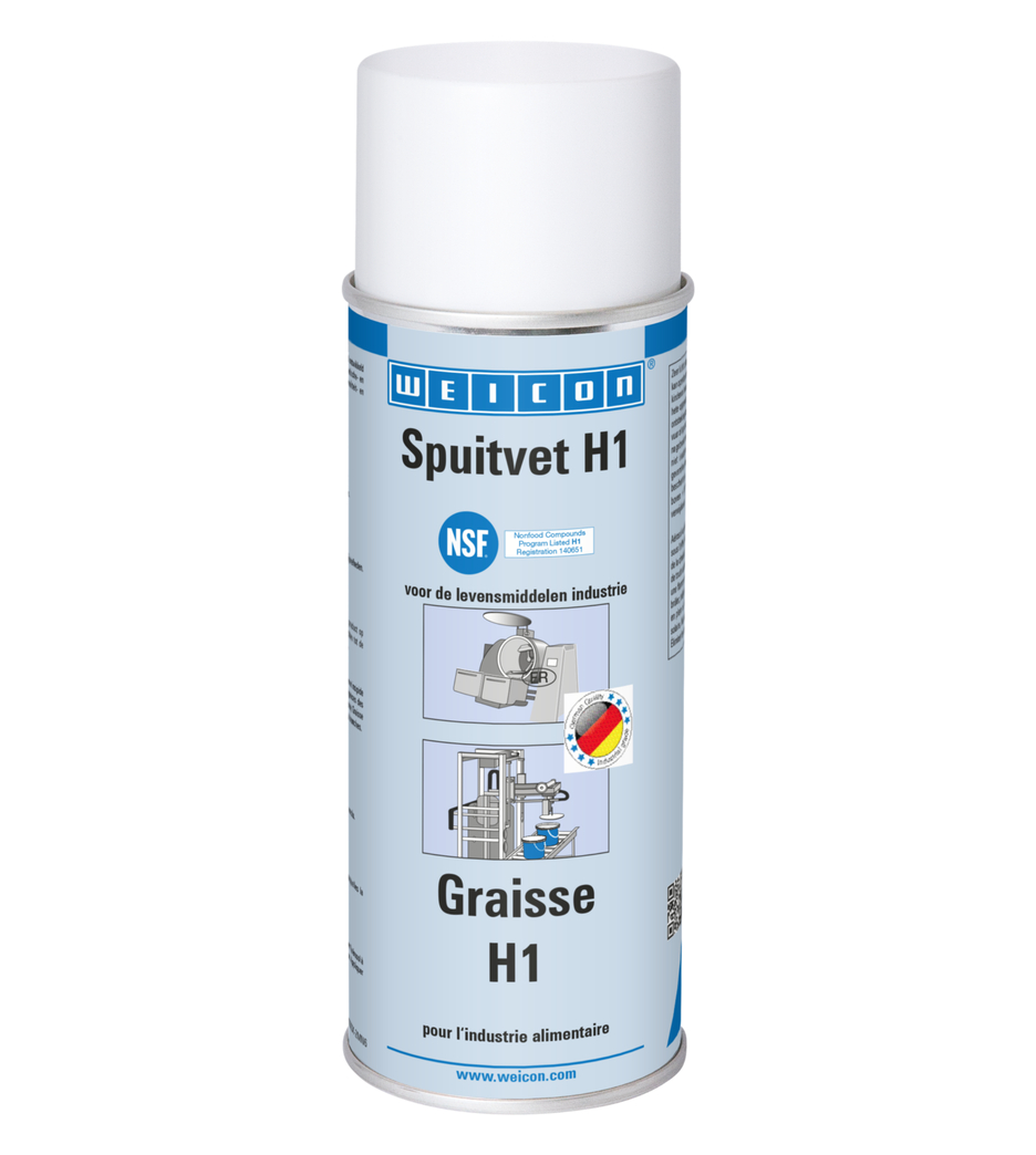 Spuitvet H1 | Smeermiddel voor de voedingsindustrie NSF H1