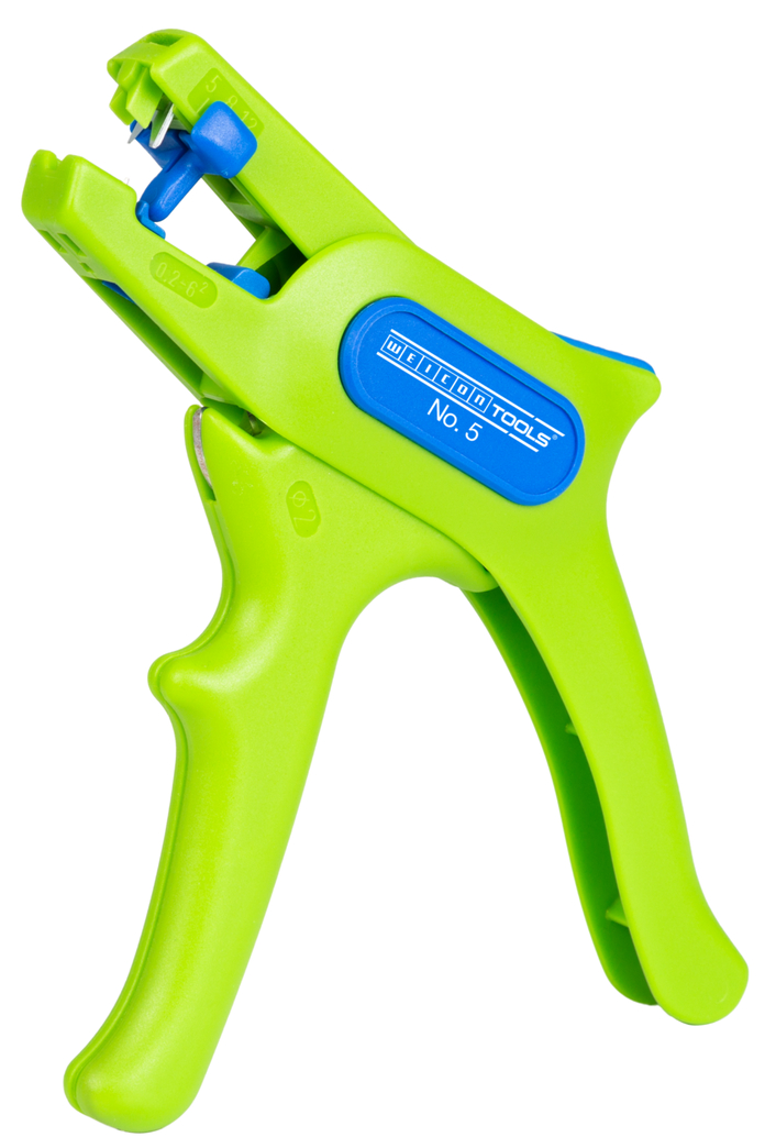 Quadro stripper nr. 5 Groene lijn | Automatische triptang voor alle gangbare flexibele en massieve draden (0,2 – 6,0 mm²) Quadro stripper nr. 5 Groene lijn | Automatische triptang voor alle gangbare flexibele en massieve draden (0,2 – 6,0 mm²)