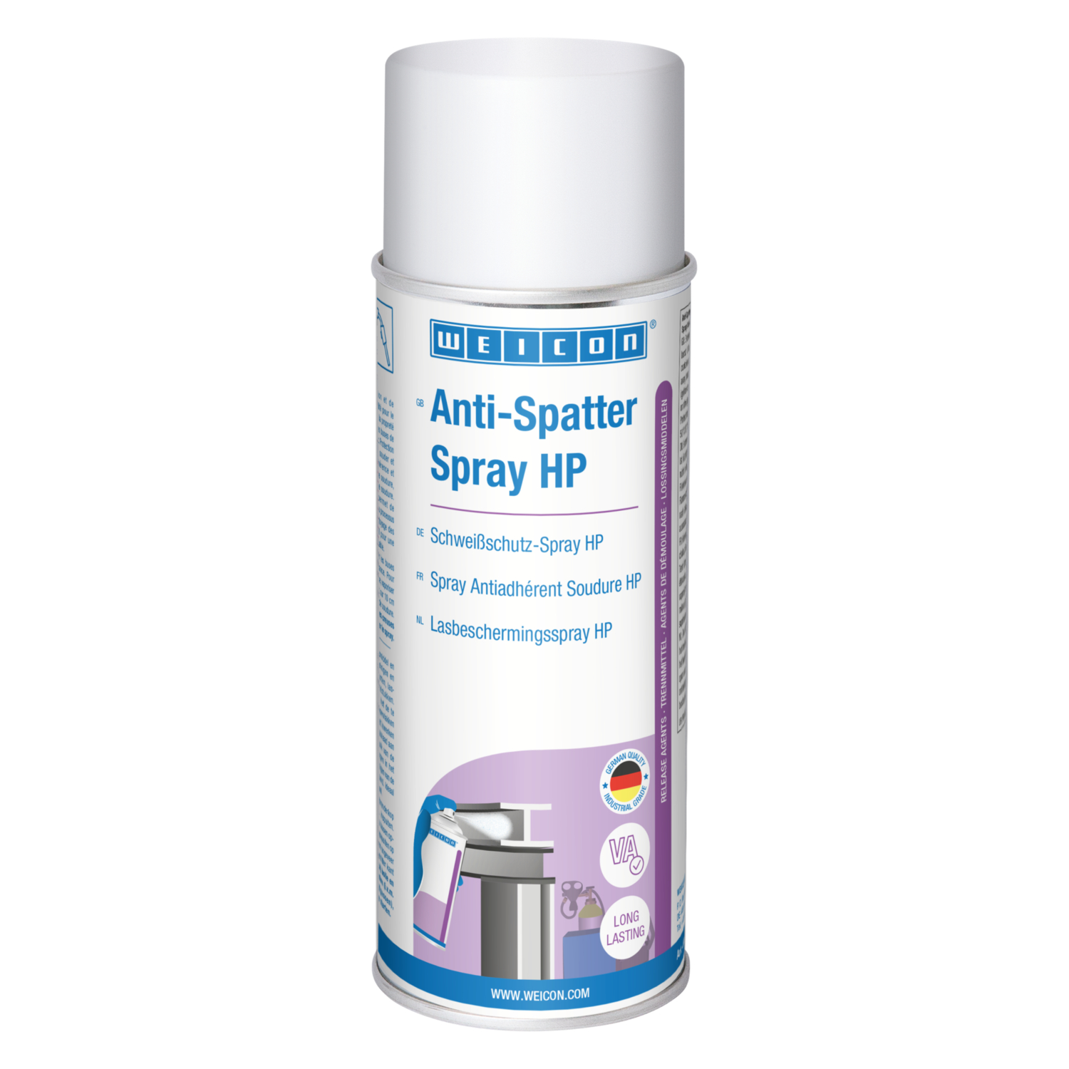 WEICON Lasbeschermingsspray HP | beschermt tegen de hechting en het effect van lasspatten