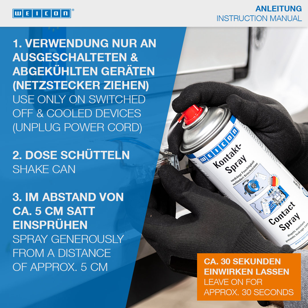 Contactspray | Verzorging en bescherming van elektronische contacten