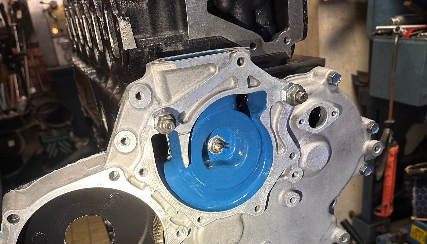 engine, engine block, blue seal, cylinder, motor housing