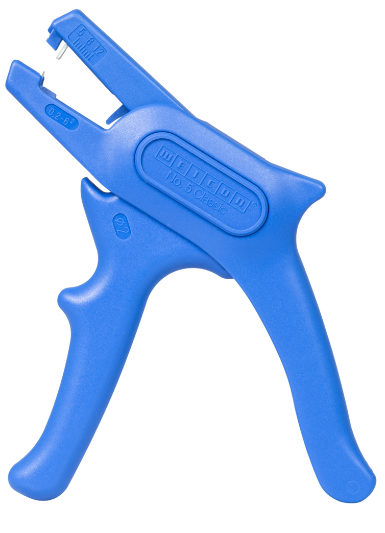 Striptang No. 5 Classic | voor alle gangbare flexibele en massieve geleiders | werkgebied 0,2 - 6,0 mm² Striptang No. 5 Classic | voor alle gangbare flexibele en massieve geleiders | werkgebied 0,2 - 6,0 mm²