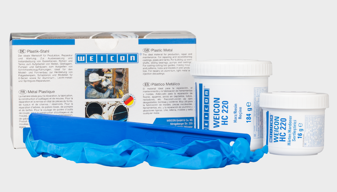 plastic, gloves, blue, resin, kit