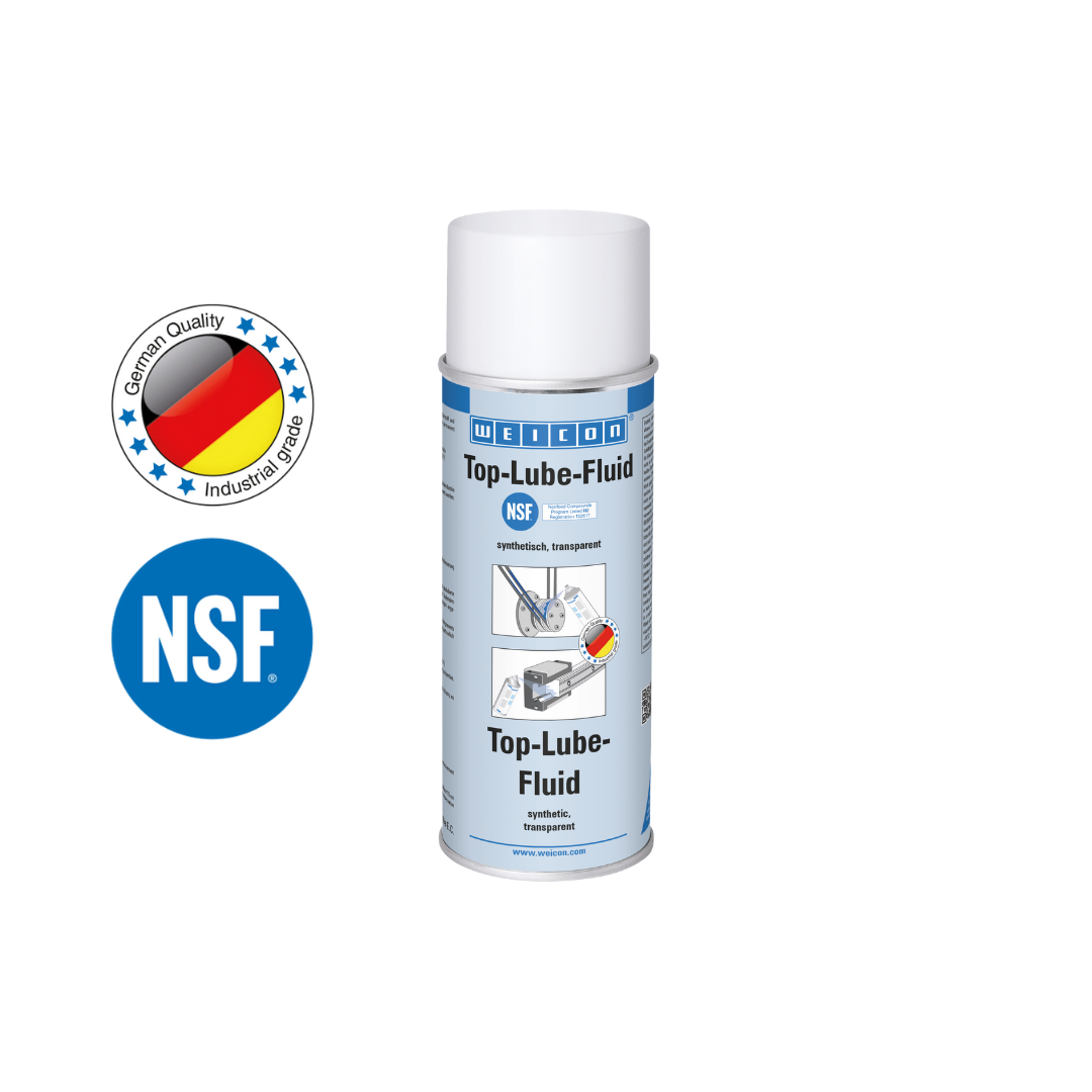Top-Lub-Fluid | Synthetisch klevend smeermiddel voor de voedingsindustrie NSF H2