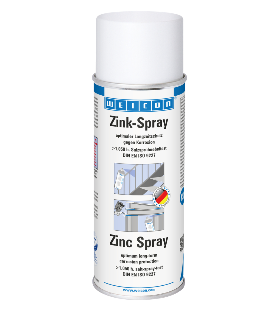 Zink-Spray | Kathodische corrosiebescherming met goedkeuring voor de voedingssector
