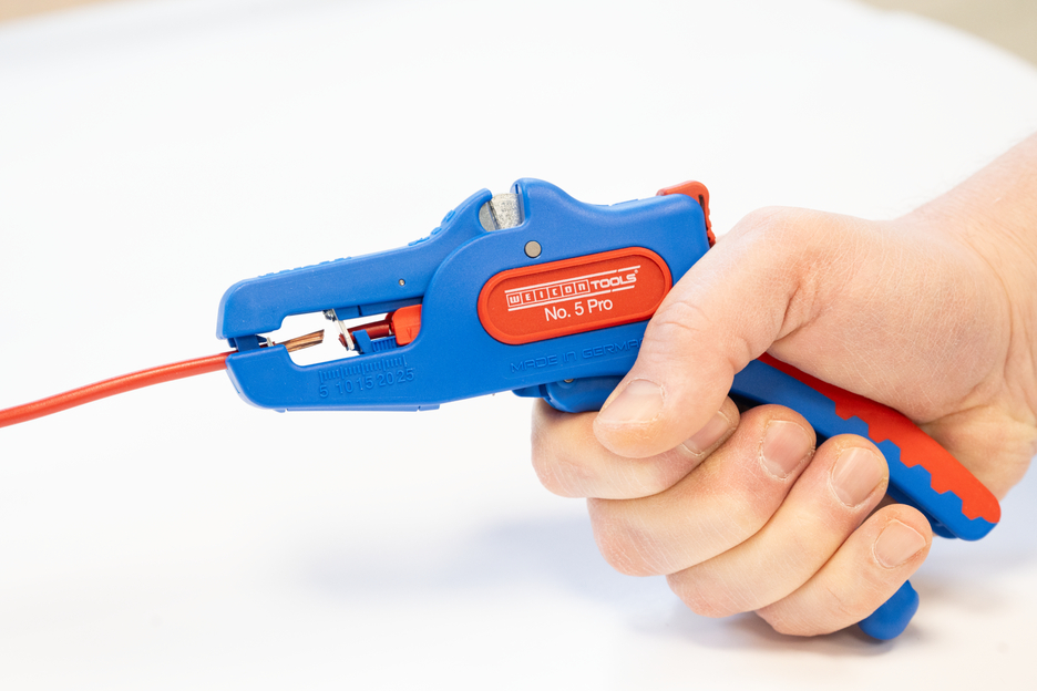 Afstriptang No. 5 Pro | voor alle gangbare flexibele en massieve geleiders | werkgebied 0,2 - 16,0 mm²