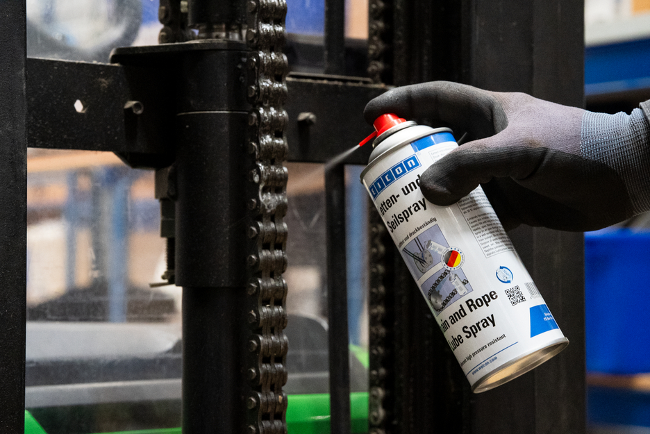 Ketting- en Kabelspray | transparant klevend smeermiddel