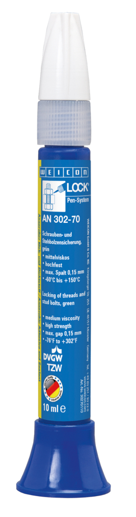WEICONLOCK® AN 302-70 | Hoge sterkte, gemiddelde viscositeit, met drinkwatergoedkeuring